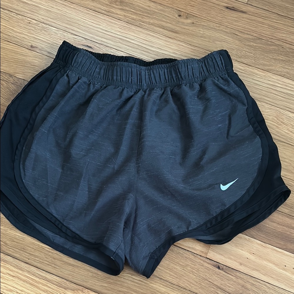 Nike Black Athletic Shorts with Elastic Waistband